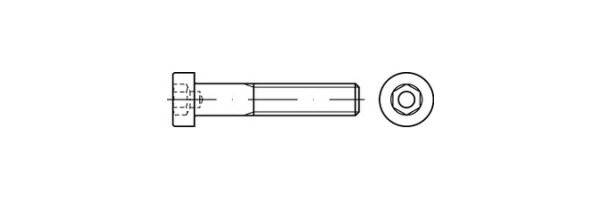 DIN 6912 Zylinderschrauben mit Innensechskant und Zapfenführung