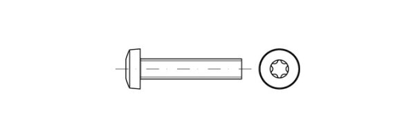 ISO 14583 Flachkopfschrauben mit Innensechsrund