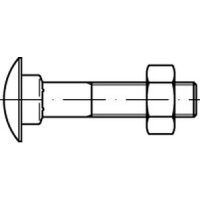DIN 603 Mu St. Flachrundschrauben M 12 x 260 (VE 25...