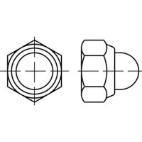 DIN 986 Edelstahl A2 M 4 50 Stück