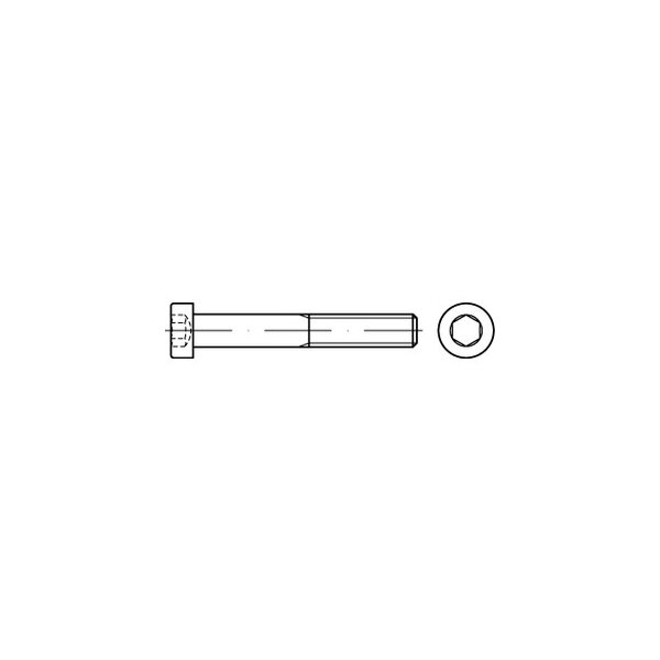 DIN 7984 08.8 Zylinderschrauben M 5 x 40 galv. verzinkt (VE 200 Stück)