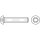 ISO 7380 -1 010.9 Flachkopfschrauben M 5 x 6 (VE 500 Stück)
