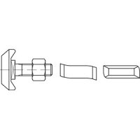 Halfenschraube Typ 40/22 4.6 M 16 x 80 feuerverzinkt (VE...
