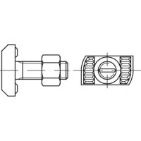 Halfenschraube HZS 38/23 A4-70 Mu M 16 x 80 A 4 (VE 25...