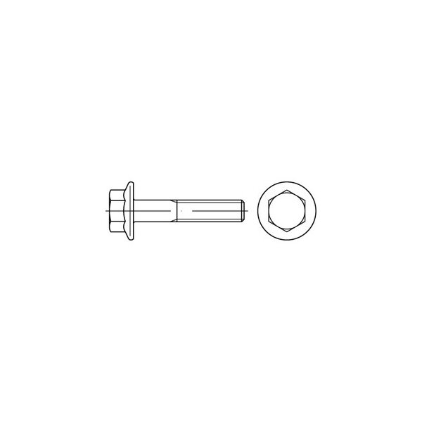 Sechskantschrauben MBN 10105 10.9 zinklamellenbesch. M 16 x 1,5 x 80 (VE 50 Stück)