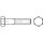 ASME B 18.2.1 Grade 8 (~10.9) UNC, Sechskantschrauben mit Schaft, mit UNC Gewinde 5/8 x 4 (VE 25 Stück)