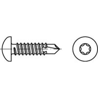 DIN 7504 N-ISR Bohrschrauben Linsenkopf verzinkt 4,8 x 60...