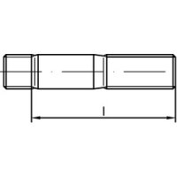 DIN 938 8.8 Stiftschrauben verzinkt M 10 x 70 (VE 50...