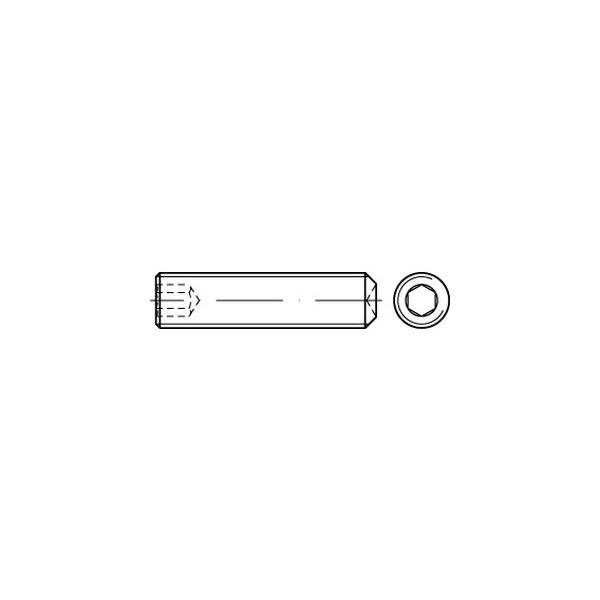 DIN 916 45 H Fein Gewindestifte M 10x1,25x 16 (VE 200 Stück)