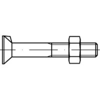 DIN 604 Mu St. Senkschrauben M 6 x 30 (VE 500 Stück)
